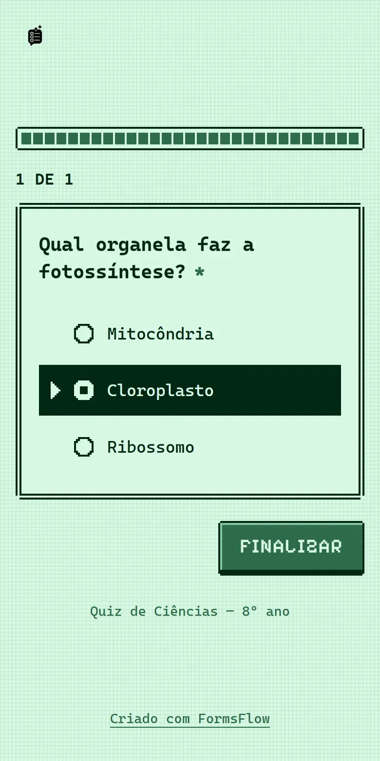 Menu de videogame portátil, em 4 tons da sua cor.